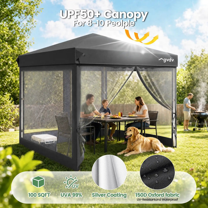 CF22 - Pop Up Canopy with Mosquito Netting - GVDV – gvdv