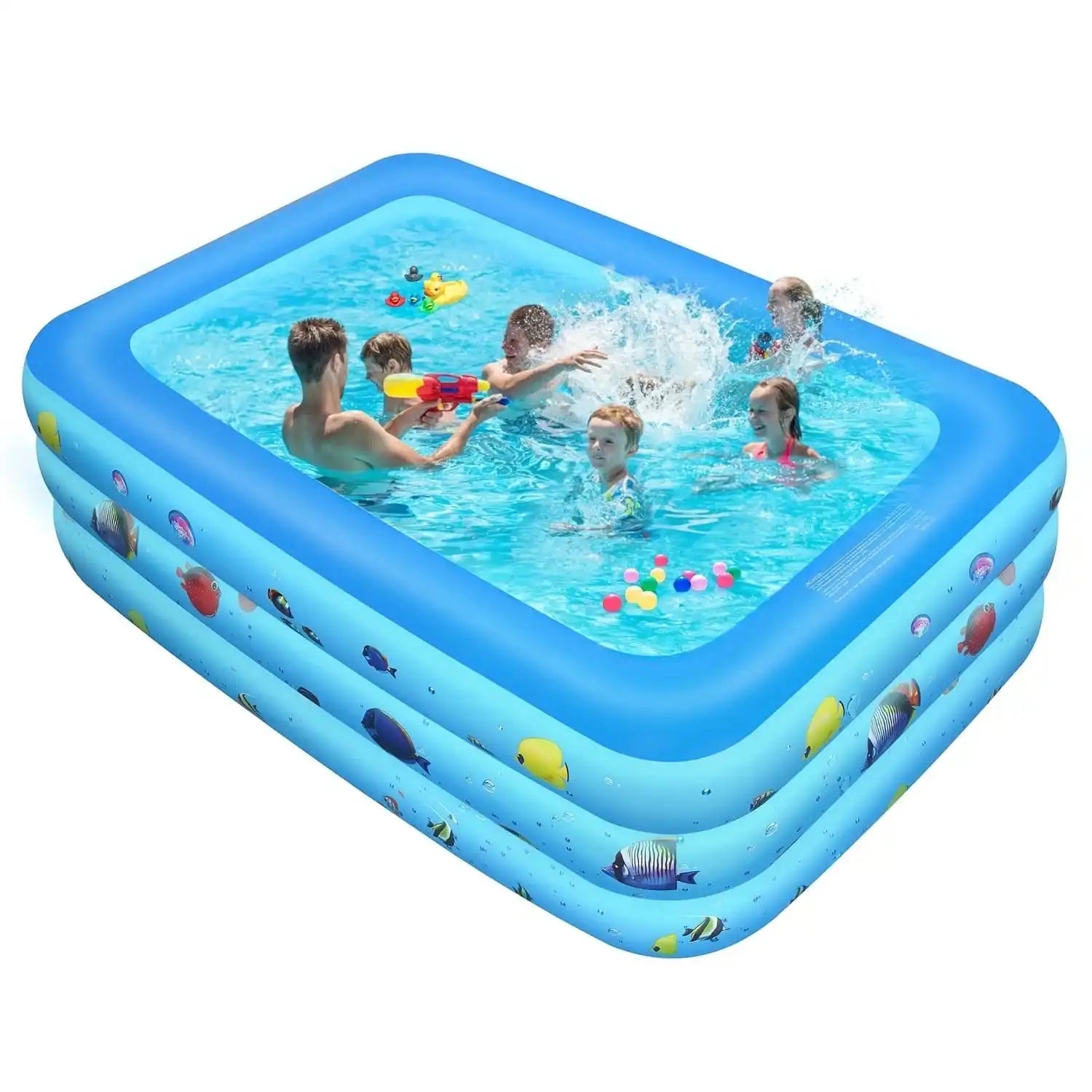 IP01 - Triple-Chamber Inflatable Family Pool - GVDV – gvdv
